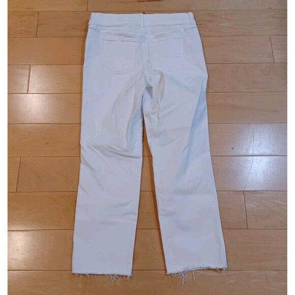 Spanx Jeans EveryWear Straight Leg High Rise Pull On White Size Large 20354R - Picture 6 of 8
